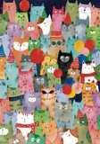 Cat Party | Botop Blackcard | 300 Piece Puzzle | Jigsaw Puzzle - Mystery Matrix