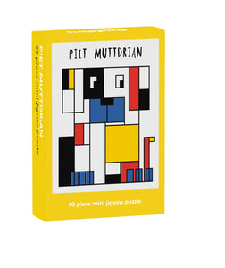 Piet Muttdrian - Nia Gould | Happily | 99 Pieces | Mini Jigsaw Puzzle