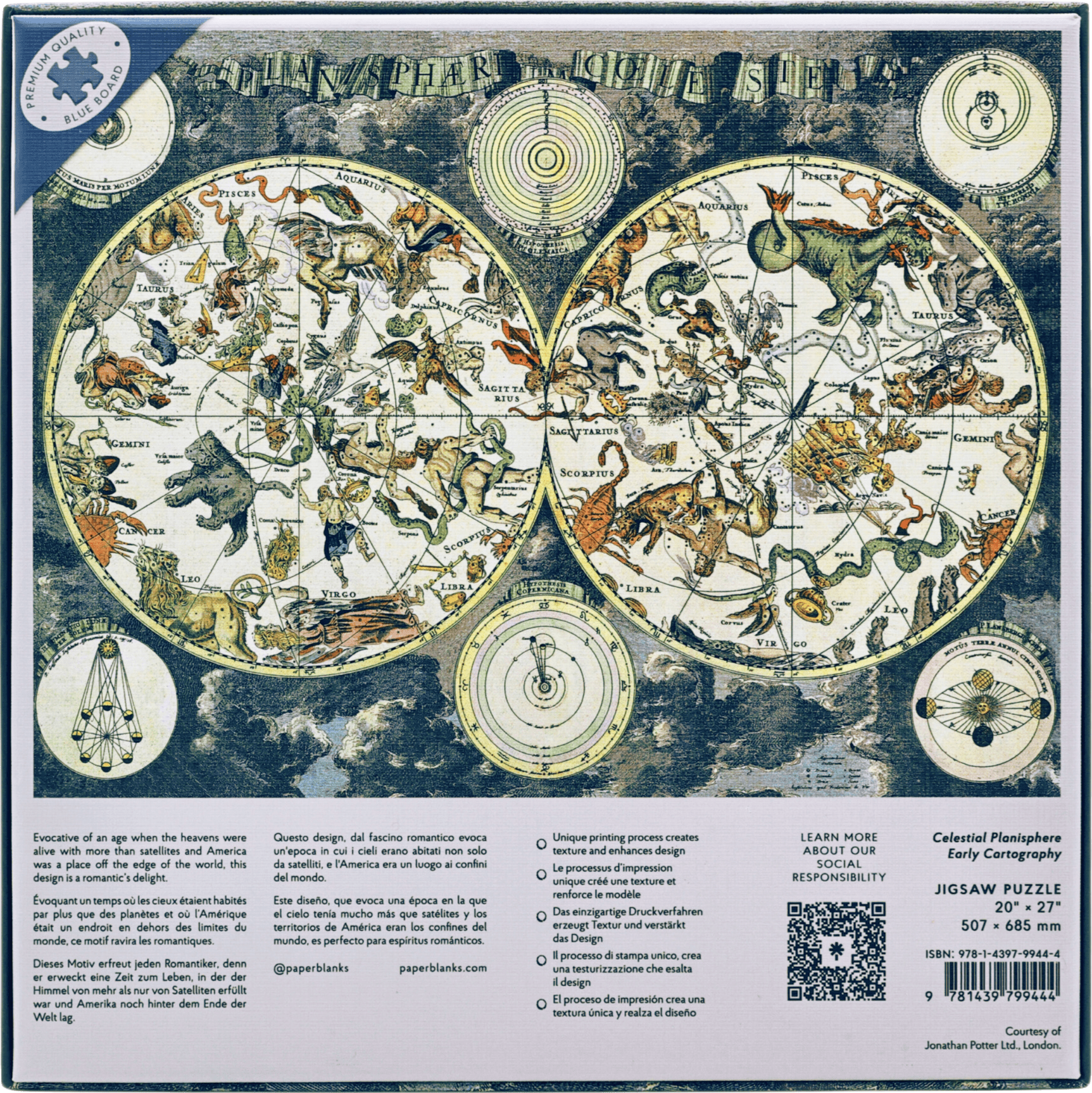 Celestial Planisphere - Early Cartography | Paperblanks | 1000