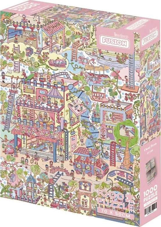 Cloud Town | Fusion | Botop | 1000 Pieces | Jigsaw Puzzle – Puzzles