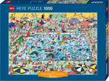 Cool Down - Cartoon Classics | Roger Blachon | Heye | 1000 Pieces | Jigsaw Puzzle - Puzzles +