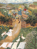 Delivering Spring - Loré Pemberton | New York Puzzle Company | 1000 Pieces | Jigsaw Puzzle - Puzzles +