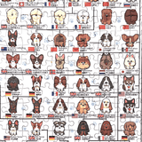 Dog’s Family | Botop Blackcard | 300 Pieces | Jigsaw Puzzle - Puzzles +