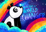 World Changer - Puzzle Pandas | Micro Puzzles | 150 Pieces | Micro Jigsaw Puzzle