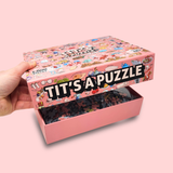 Tit's A Puzzle | Sleazy Greetings | 1000 Pieces | Jigsaw Puzzle