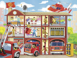 Firehouse Frenzy | Ravensburger | 100 XXL Pieces | Jigsaw Puzzle - Puzzles +