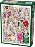Flower Press: Spring | Cobble Hill | 1000 Pieces | Jigsaw Puzzle - Puzzles +