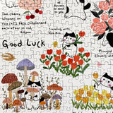 Flowers Cats | Botop | 300 Piece Puzzle | Jigsaw Puzzle - Mystery Matrix