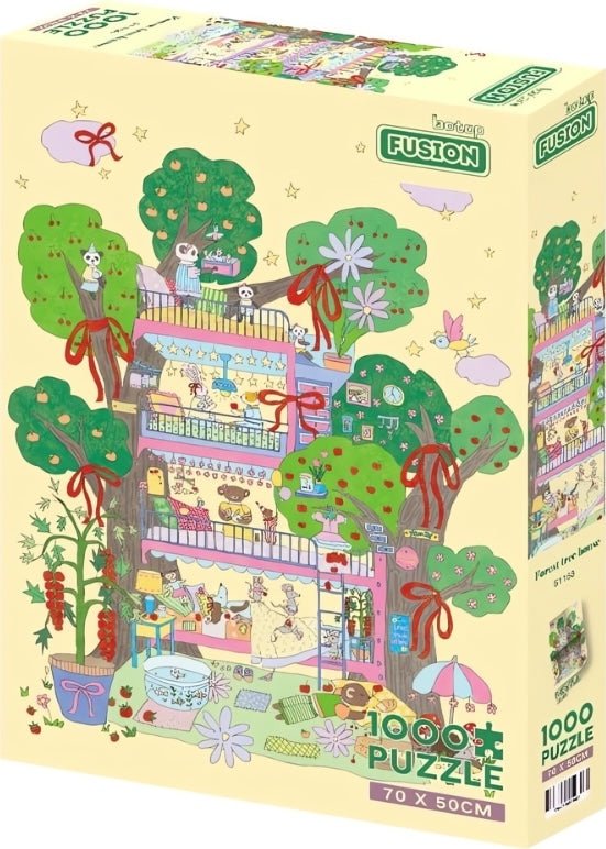 Forest Tree House | Botop Fusion | 1000 Pieces | Jigsaw Puzzle – Puzzles