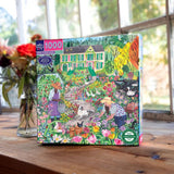 French Flower Garden - Miranda Sofroniou | Eeboo | 1000 Pieces | Jigsaw Puzzle - Puzzles +