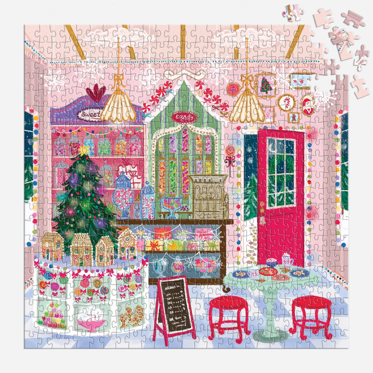 Gingerbread Cottage - Joy Laforme | Galison | 500 Pieces | Jigsaw Puzz ...