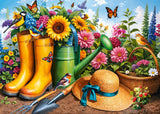 Golden Boots, Blooming Roots | CherryPazzi | 1000 Pieces | Jigsaw Puzzle - Puzzles +