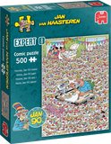 Hooray, Jan 90 Years! | Expert 8 | Jan van Haasteren | Jumbo | 500 Pieces | Jigsaw Puzzle - Puzzles +