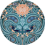 Huia And Chrysanthemum - Catherine Marion | Pomegranate | 500 Pieces | Circular Jigsaw Puzzle - Puzzles +