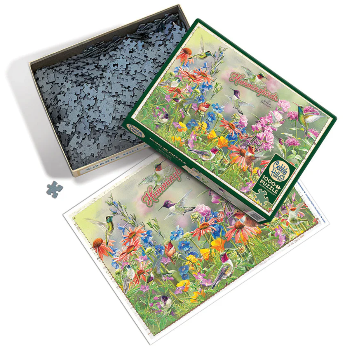 Hummingbirds - Susan Bourdet | Cobble Hill | 1000 Pieces | Jigsaw Puzz ...