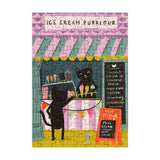 Ice Cream Purrlour | Happily | 99 Pieces | Mini Jigsaw Puzzle - Puzzles +