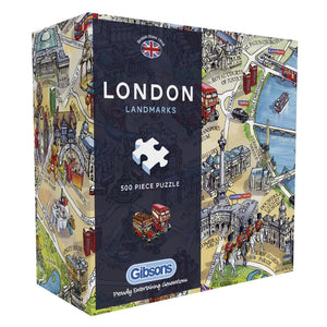 London Landmarks - Maria Rabinky | Gibsons | 500 Pieces | Jigsaw Puzzl ...