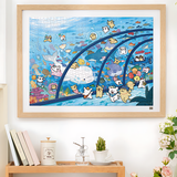 Maltese Puppy - The Puppy Aquarium | TOI | 1000 Piece Puzzle | Jigsaw Puzzle - Mystery Matrix