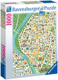 Map of Seville | Ravensburger | 1000 Pieces | Jigsaw Puzzle - Puzzles +