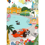 Melbourne Grand Prix - Suki McMaster | The Puzzle Collab | 500 Pieces | Jigsaw Puzzle - Puzzles +