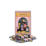 Meowseum | Happily | 99 Pieces | Mini Jigsaw Puzzle - Puzzles +