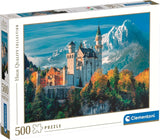 Neuschwanstein Castle | Clementoni | 500 Pieces | Jigsaw Puzzle - Puzzles +
