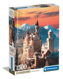 Neuschwanstein | Clementoni | 1500 Pieces | Jigsaw Puzzle - Puzzles +