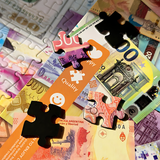 Paper Currency | Botop Blackcard | 1000 Piece Puzzle | Jigsaw Puzzle - Mystery Matrix