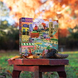 Paris In Autumn - Jennifer Orkin Lewis | Eeboo | 1000 Pieces | Jigsaw Puzzle - Puzzles +
