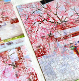 Peach Blossom | Botop Blackcard | 1000 Piece Puzzle | Jigsaw Puzzle - Mystery Matrix