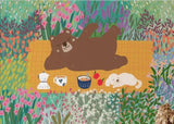 Picnic Bear - Suki McMaster | The Puzzle Collab | 99 Pieces | Micro Jigsaw Puzzle - Puzzles +