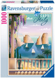 Postcard from Capri - Italy | Ravensburger | 1000 Pieces | Jigsaw Puzzle - Puzzles +