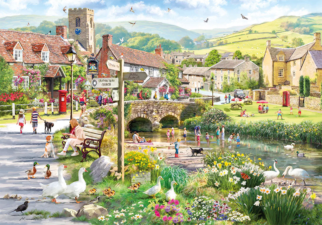 Puddle Ducks & Paddling - Richard Macneil | Gibsons | 500 Pieces | Jig ...