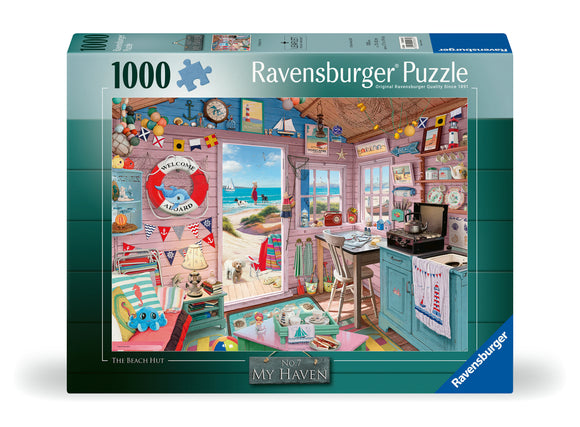 The Beach Hut - My Haven No.7 | Ravensburger | 1000 Pieces | Jigsaw Puzzle