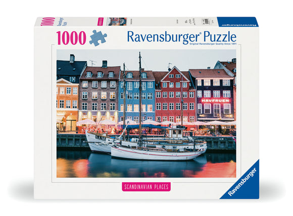 Copenhagen - Denmark | Scandinavian Places | Ravensburger | 1000 Pieces | Jigsaw Puzzle