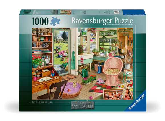 The Gardener's Shed - My Haven No.8 | Ravensburger | 1000 Pieces | Jigsaw Puzzle