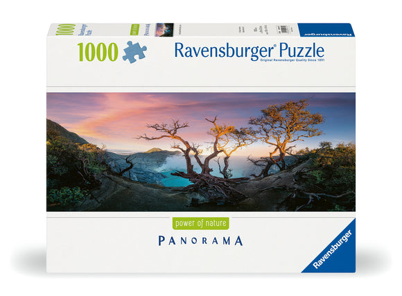 Acid Lake - Mount Lje | Nature Edition No.21 | Ravensburger | 1000 Pieces | Panorama Jigsaw Puzzle