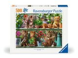 Cats On The Shelf | Ravensburger | 500 Pieces | Jigsaw Puzzle