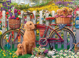 Cute Dogs In The Garden | Ravensburger | 500 Pieces | Jigsaw Puzzle