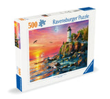 Lighthouse At Sunset | Ravensburger | 500 Pieces | Jigsaw Puzzle