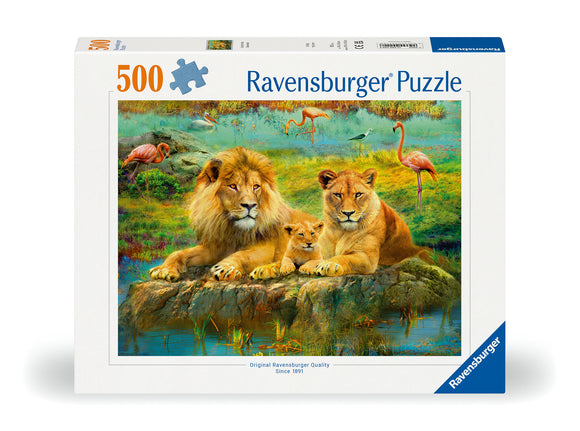 Lions In The Savannah | Ravensburger | 500 Pieces | Jigsaw Puzzle