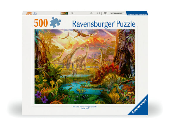 Land of the Dinosaurs | Ravensburger | 500 Pieces | Jigsaw Puzzle