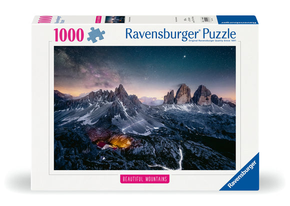 Three Peaks - Dolomites | Beautiful Mountains | Ravensburger | 1000 Pieces | Jigsaw Puzzle