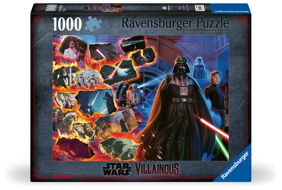 Darth Vader - Star Wars Villainous | Ravensburger | 1000 Pieces | Jigsaw Puzzle