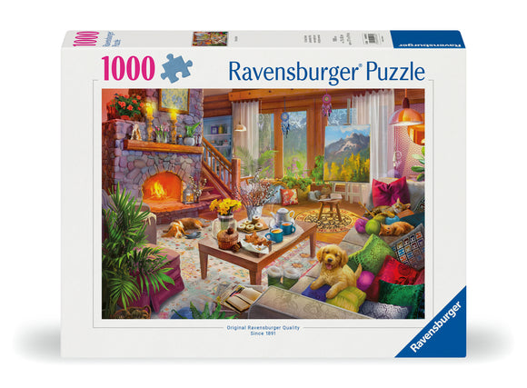 Cozy Cabin | Ravensburger | 1000 Pieces | Jigsaw Puzzle