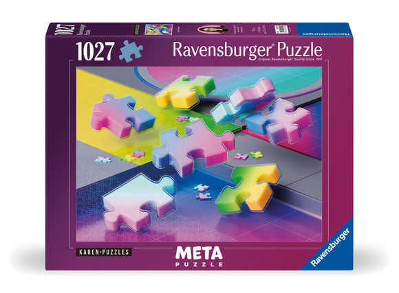 Gradient Cascade | Karen Puzzles | Ravensburger | 1027 Pieces | Jigsaw Puzzle