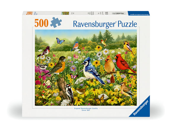 Birds In The Meadow | Ravensburger | 500 Pieces | Jigsaw Puzzle