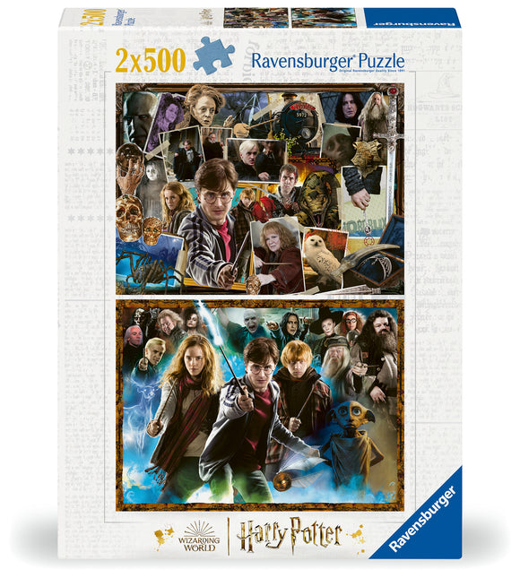 The World of Harry Potter | Harry Potter | Ravensburger | 2 X 500 Pieces | Jigsaw Puzzle