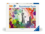 New York Postcard | Ravensburger | 500 Pieces | Jigsaw Puzzle
