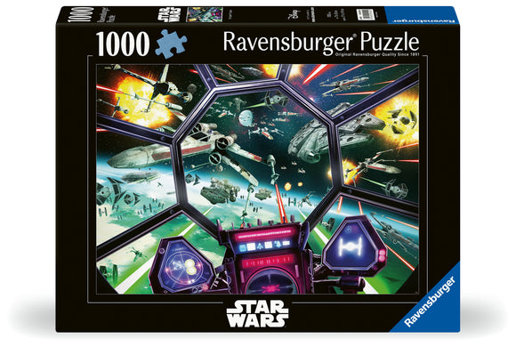 TIE Fighter Cockpit | Star Wars | Ravensburger | 1000 Pieces | Jigsaw Puzzle